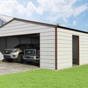 VersaTube 24x24x9 Frontier Steel Garage Kit